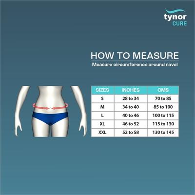Tynor Cure Lumbo Sacral Belt - Black (M) (A 06) 1's - Abdomen/Neck/Arm/Elbow Supports