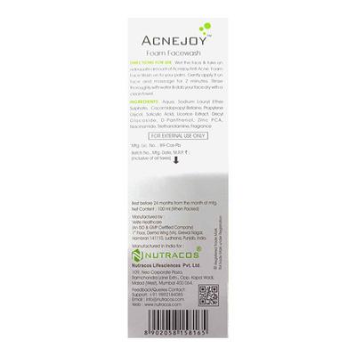 ACNEJOY Anti Acne Foam Face Wash 100ml - Acne-Acn
