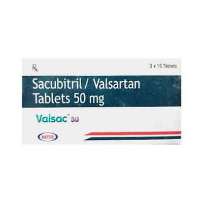 VALSAC 50 Tablet 10's - Heart Failure-Ant