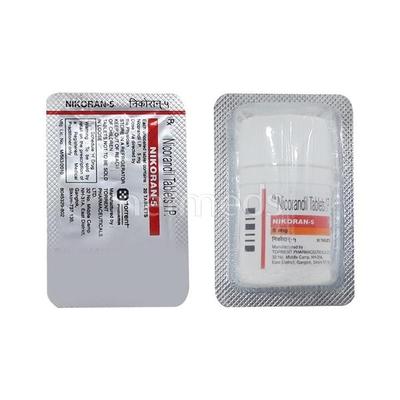 Nikoran 5mg Tablet 20'S - Angina