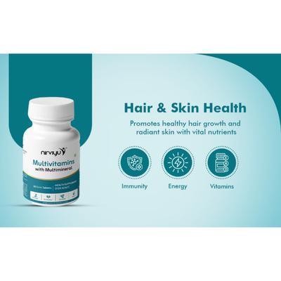 Nirviyu Multivitamin Tablet - Adult 60's - Multi-Vitamins