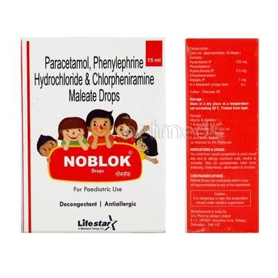 Noblok Drops 15ml - Cough And Cold-Cou