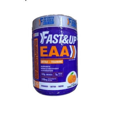 Fast&Up EAA Intra Training Supplement (30 Servings) - Tangy Orange Flavour 390 g - Workout Essentials