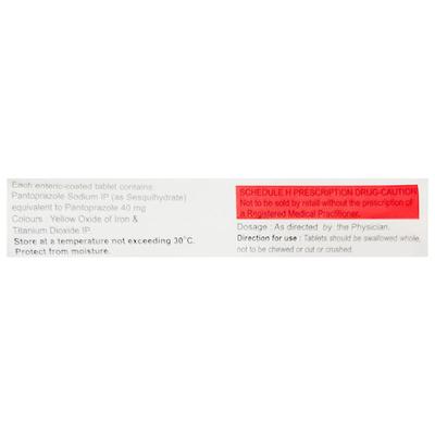 PANTOTAB 40 Tablet 15's - Ulcer/Reflux/Flatulence-Aaa