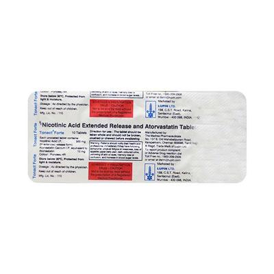 Tonact Forte Tablet 10'S - High Cholesterol-Dys
