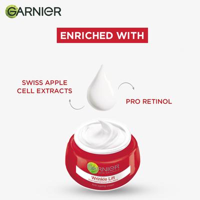 Garnier Skin Natural Wrinkle Lift Anti-Ageing Cream 18 gm - Dark Circle & Wrinkle Busters