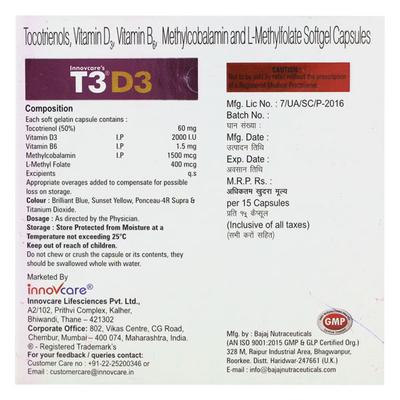 T3D3 Capsule 15'S - Supplements-Ent