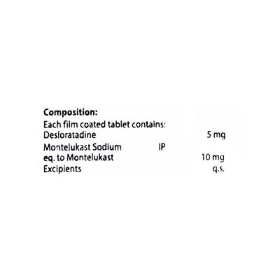 DEZLOTRU M Tablet 10's - Allergies-Ant