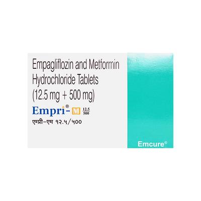 EMPRI M 12.5/500 Tablet 10's - Diabetes-Ant