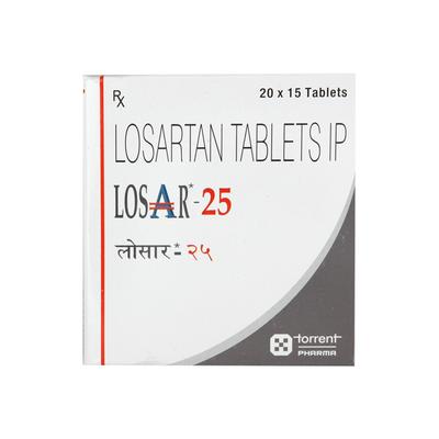 Losar 25mg Tablet 15'S - Hypertension-Ang
