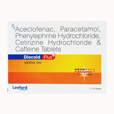 DIECOLD PLUS Tablet 10's - Pain relief-Nsa