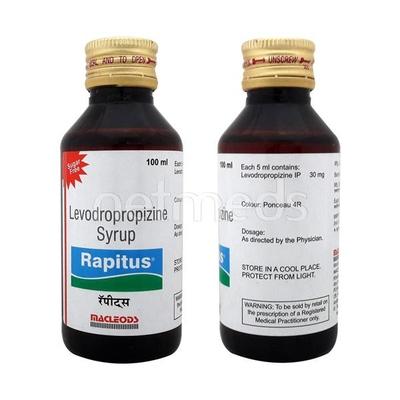 Rapitus Sugar Free Syrup 100ml - Cough And Cold-Cou
