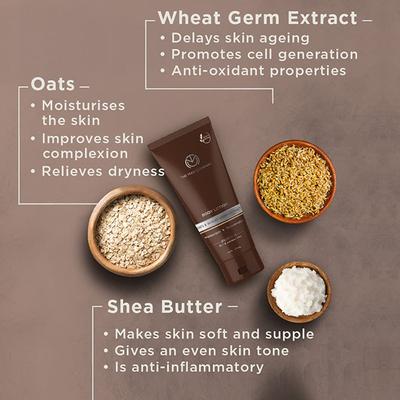 The Man Company Body Lotion Oats & Wheat Germ Extract 100ml - Lotions & Creams