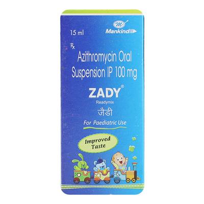 Zady 100mg Readymix Syrup 15ml - Bacterial Infections-Mac