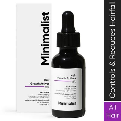 Minimalist Hair Growth Actives 18 % Hair Serum 30 ml - Hair Serums