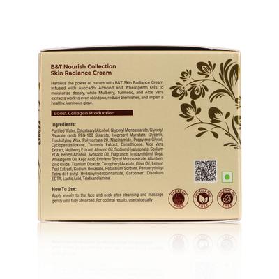 Dr.Willmar Schwabe B&T Nourish Collection Skin Radiance Cream For All Skin Types 50 g - Personal Care (Ayush)