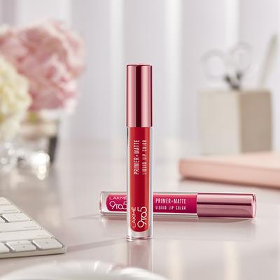 Lakme 9to5 Primer + Matte Liquid Lip Color MM1 Edgy Mauve 4.2 ml - Primer