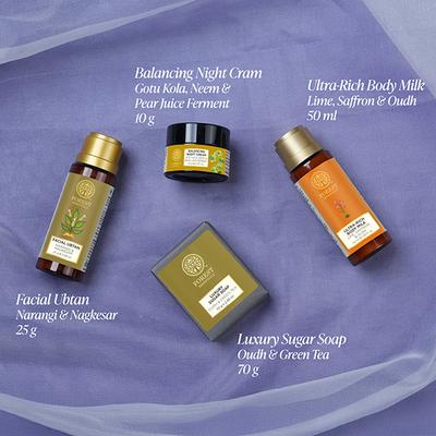 Forest Essentials Nalini Face & Body Essentials 157 gm - Bath Kits & Sets