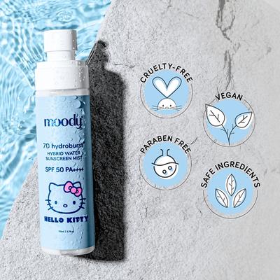 Moody 7D Hydroburst(R) Hybrid Water Sunscreen Mist SPF 50 110 ml - Face Sunscreen