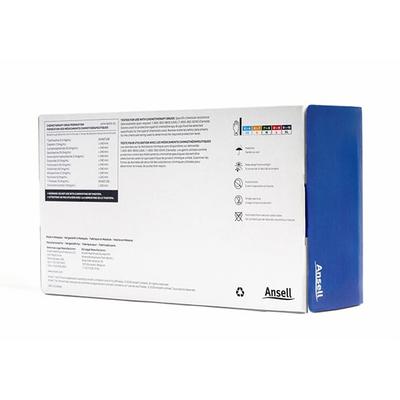Ansell Micro Touch Nitrile Examination Gloves - Royal Blue (M) 100's - Surgical Consumable