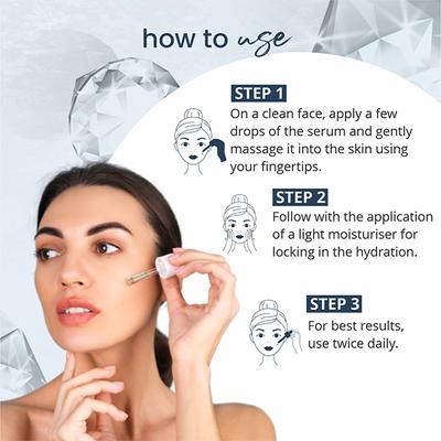 Globus Naturals Revival Diamond Shine Boosting & Anti Ageing Face Serum, 30ml each 2's - Face Serum
