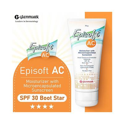 EPISOFT AC SPF 30 UVA/UVB Sunscreen 75gm (N) - Body Sunscreen