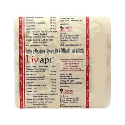 Liv apt Tablet 15'S - Cholelithiasis/Gall Stones