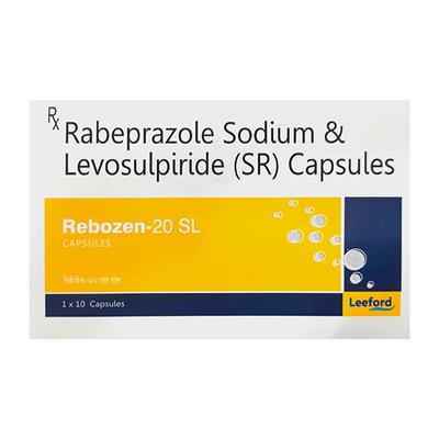 REBOZEN 20 SL Capsule 10's - Ulcer/Reflux/Flatulence-Aaa