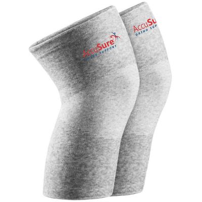 AccuSure Orthopedic Pain Relief Bamboo Yarn Knee Cap - Gray (xL) 1's - Knee/Ankle/Leg/Foot Supports