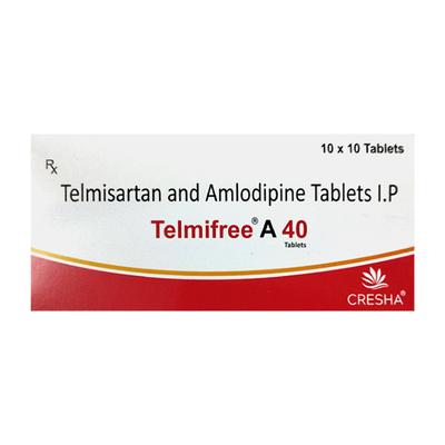 TELMIFREE A Tablet 10's - Hypertension-Ang
