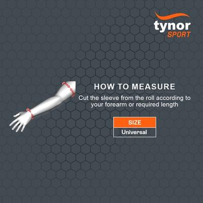 Tynor Arm Sleeve - Black 5 (Mtr) 1's - Abdomen/Neck/Arm/Elbow Supports