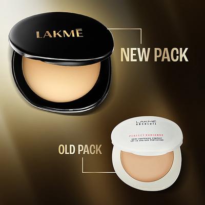 Lakme Absolute Perfect Radiance Compact SPF 23 UVA/UVB Protection - Classic Ivory 01 8gm - Compact Powder