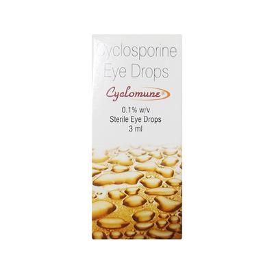 Cyclomune 0.1% Eye Drops 3ml - Eye conditions-Oph