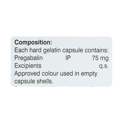 GABANICHE 75 Capsule 10's - Neuropathic Pain-Dru