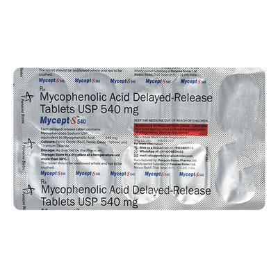 Mycept S 540mg Tablet 10'S - Auto Immune Disease-Imm