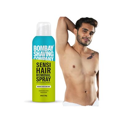 Bombay Shaving Company Sensi Hair Removal Spray For Men, Painless & Irritation Free Spray 200gm 2's - Hair Removal Cream