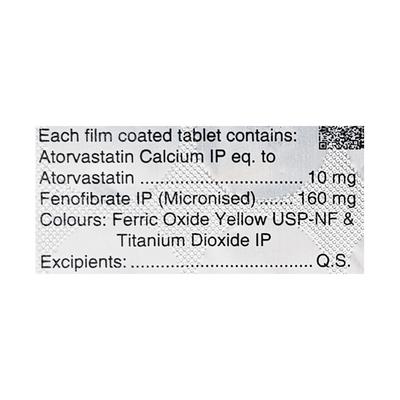 Lipicure TG 160mg Tablet 15'S - High Cholesterol-Dys