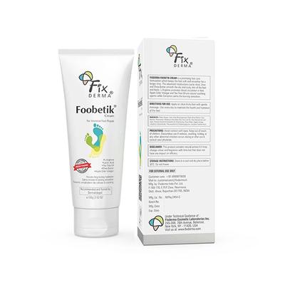 Fixderma Foobetik Foot Cream for Diabetic, Dry & Crack Heel, Moisturizes & Repair Feet (100 g) - Face Creams