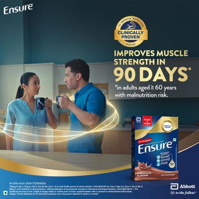 Ensure Nutritional Powder - Chocolate Flavour 950 g (Refill Pack) - Daily Health Drinks