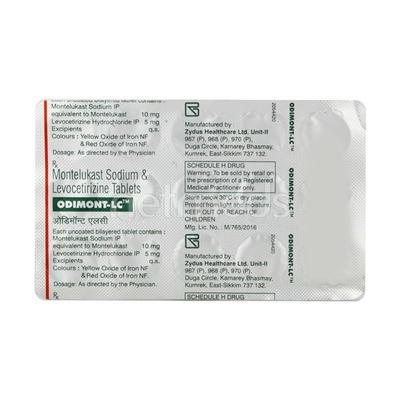 Odimont LC Tablet 15'S - Allergies-Ant