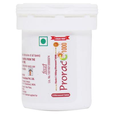 Prorac C 1000 Sugar Free Effervescent Tablet 5's - Supplements-Vic