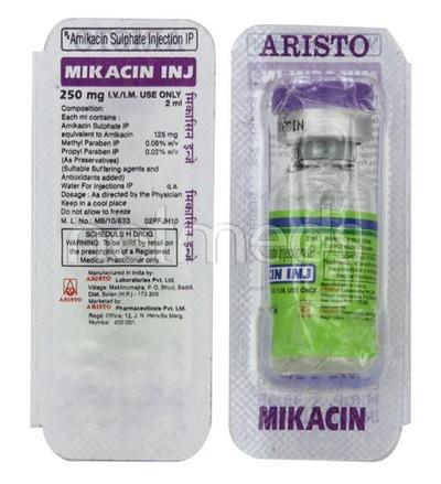 Mikacin 250mg Injection 2ml - Bacterial Infections-Ami