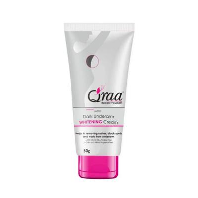 Qraa Advanced Lacto Dark Underarm Whitening Cream 50 gm - Creams/Oils/Lotions