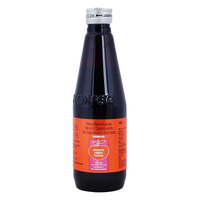 Hemfer delicious orange flavour Syrup 225ml - Iron Supplement/Anaemia-Vma