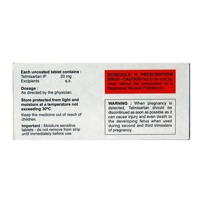 Tetan 20mg Tablet 15'S - Hypertension-Ang