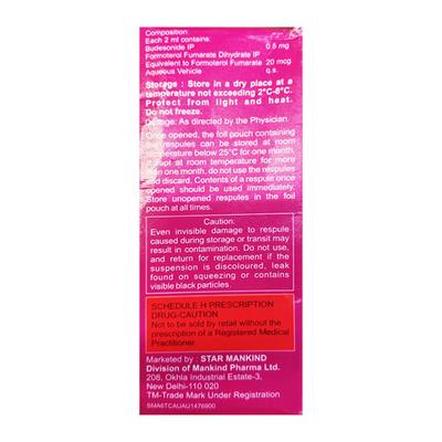 BUDAWAYS F Respules 5x2ml - Asthma/COPD-Ast