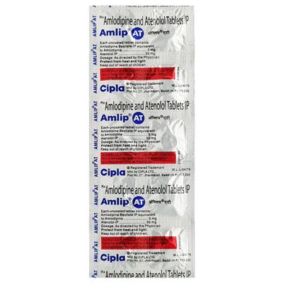 Amlip AT Tablet 10'S - Hypertension-Cal