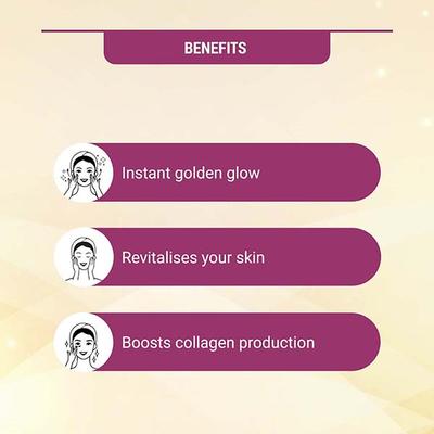 Lotus Herbals Radiant Gold Cellular Glow 1 Facial Kit 37 Gm - Facial Kits