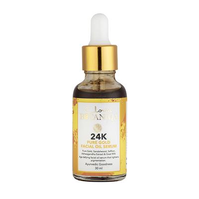Clovia Botaniqa 24K Pure Gold Facial Oil Serum with Saffron & Goat Milk 30 ml - Facial Kits