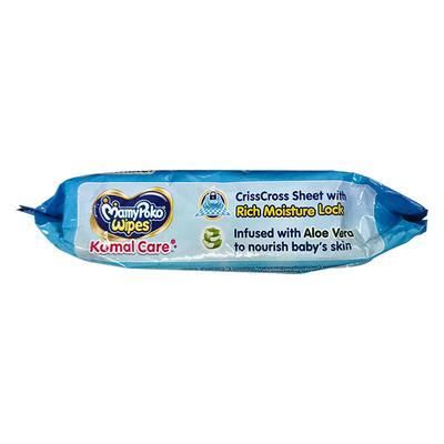 Mamypoko Wipes Komal Care Aloe Vera Extract Wipes 72's - Diapers & Wipes